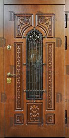 Уличная дверь со стеклом №36 фото