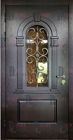Уличная дверь со стеклом №25 фото