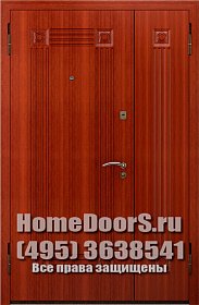 Двустворчатая металлическая дверь "Флорес ДВ" фото