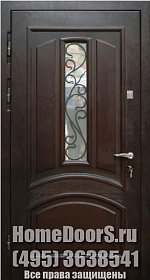 Уличная дверь со стеклом №5 фото