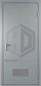 Техническая дверь с вентиляцией фото