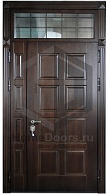 Входная дверь со стеклом № 24 фото