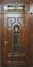 Уличная дверь со стеклом №33 фото