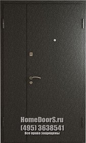 Двустворчатая металлическая дверь "Луиза ДВ" фото