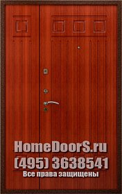 Двустворчатая металлическая дверь "Венера ДВ" фото