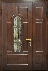 Входная дверь со стеклом № 20 фото