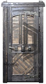 Дверь под старину №5 фото