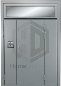 Подъездная дверь со стеклом фото
