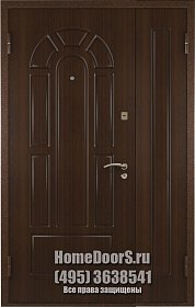 Двустворчатая металлическая дверь "Мальта ДВ" фото