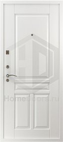 Белая входная дверь Рондо RAL фото