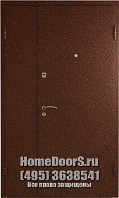 Двустворчатая металлическая дверь "Сильвия ДВ" фото