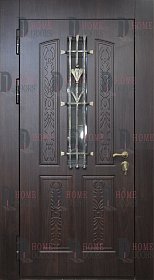 Уличная дверь со стеклом №34 фото