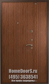 Двустворчатая металлическая дверь "Луиза ДВ" фото