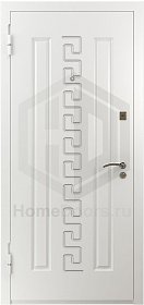 Белая входная дверь Джерба RAL фото
